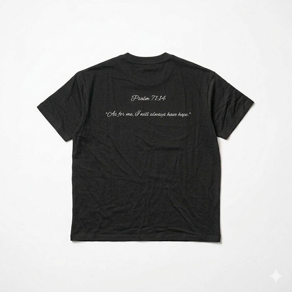 Pure Hope Oversized Tee – Black